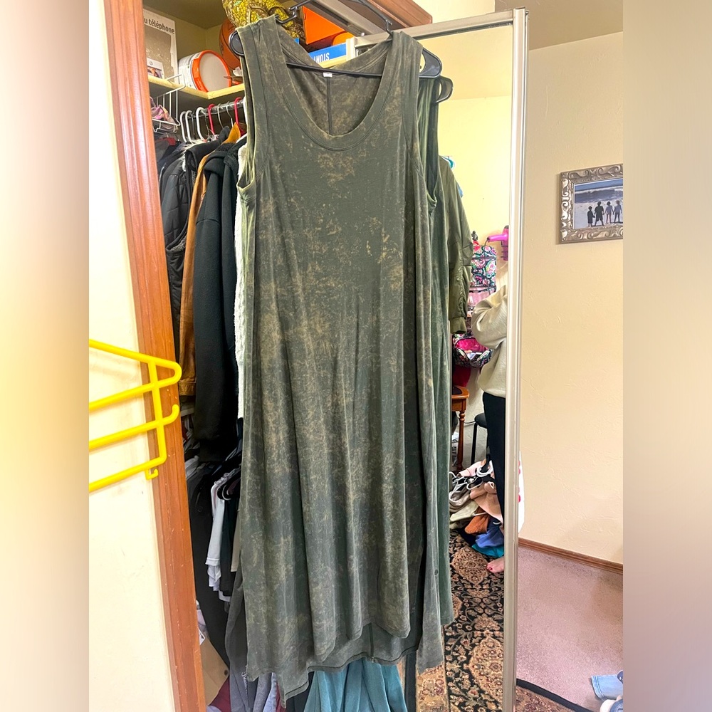 Lululemon Maxi Dress olive green